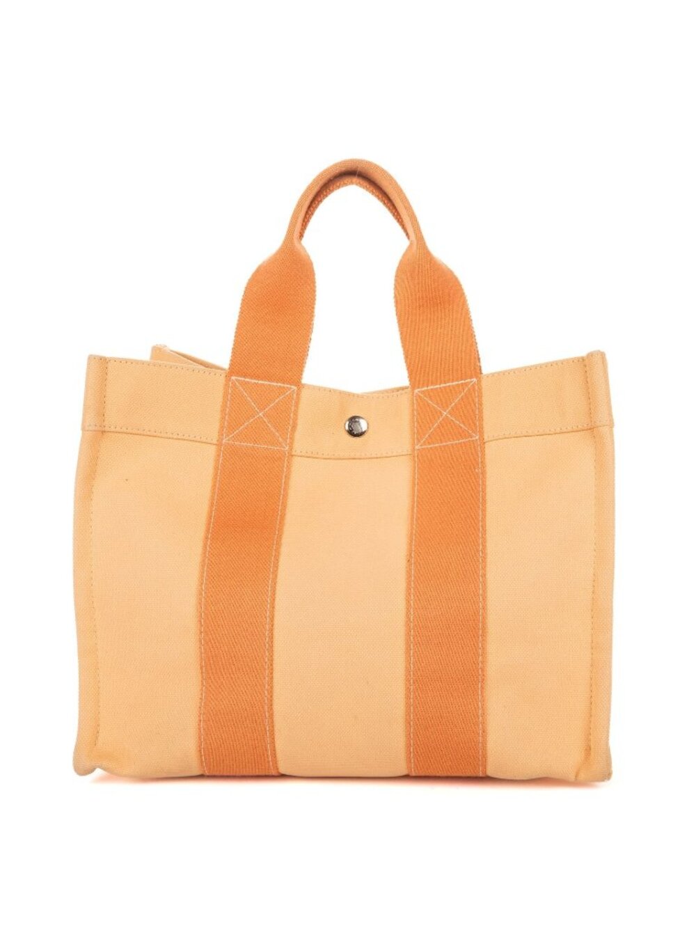 Hermes Bora Tote Bag Beige Orange Toile